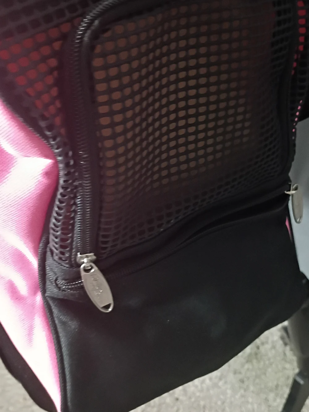 Pet Carrier Pink Bone-Shaped Shoulder Bag with Graphic Strap